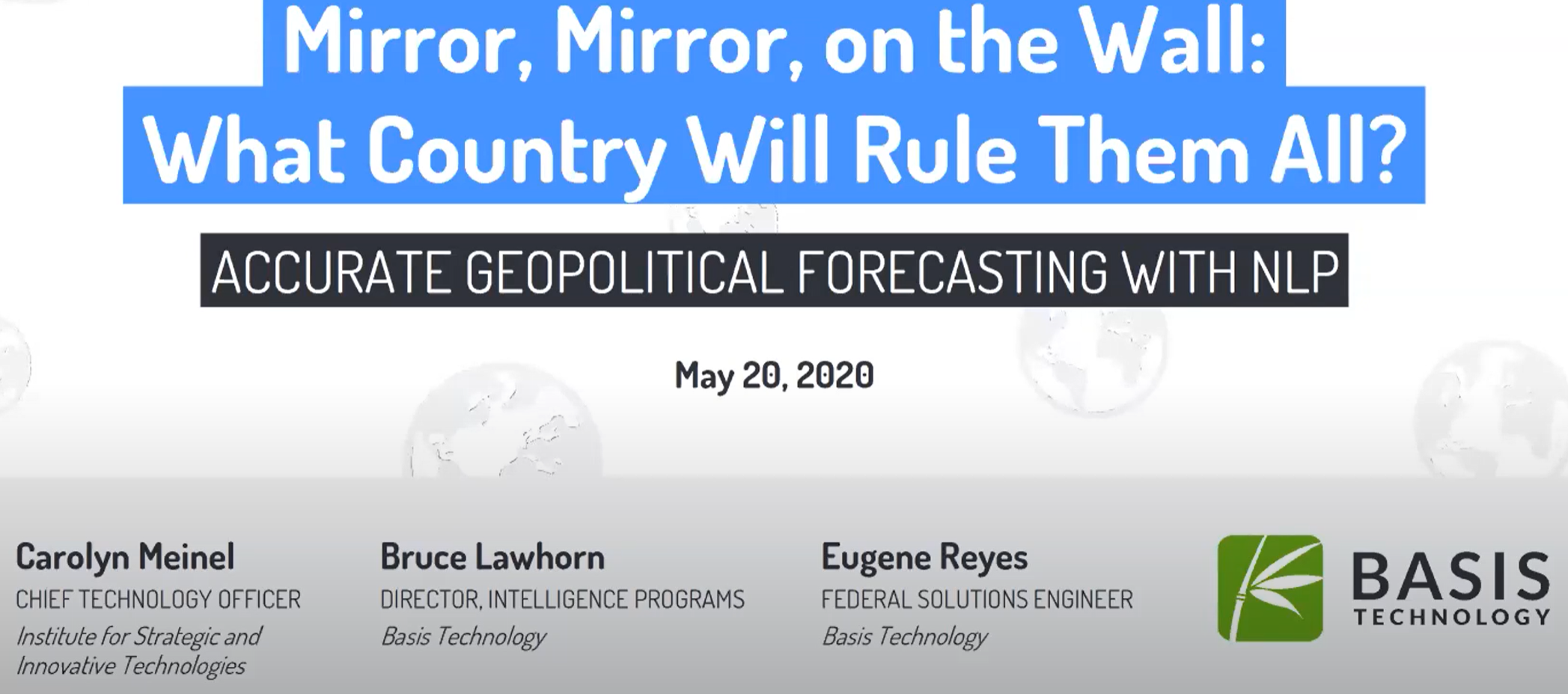 Semantic Studo aided Meinel in GFCII competition.